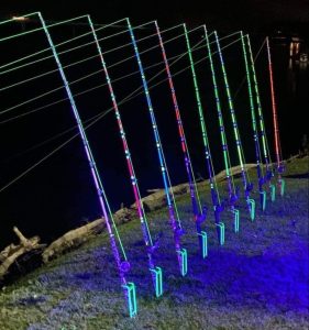 Glow-in-the-Dark Fishing Rods