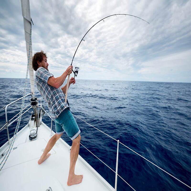 Holding a Fishing Rod