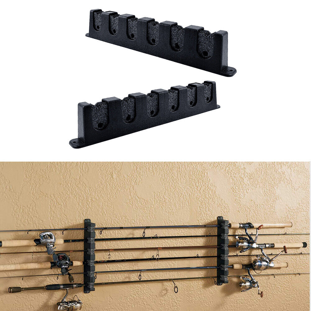 horizontal fishing rod holders