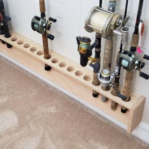 DIY Fishing Rod Rack: Perfect Christmas Gift for Fishing Lovers